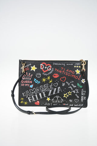 leather D&G LOVE CLUB Pouch