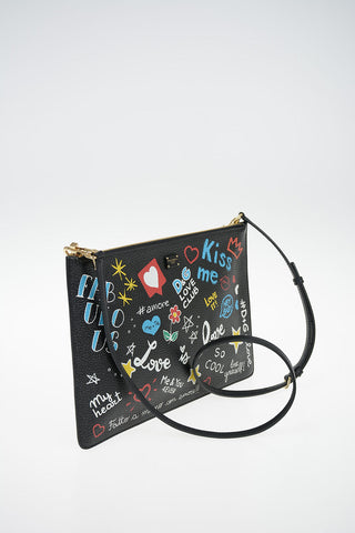 leather D&G LOVE CLUB Pouch