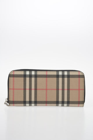 Faux Leather Tartan Wallet