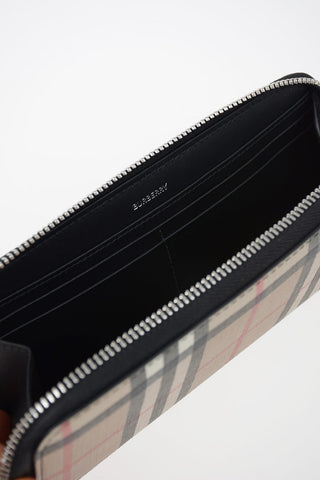 Faux Leather Tartan Wallet