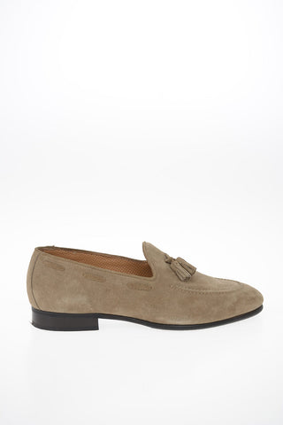 Suede Leather Loafer with Tassel