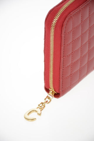leather quilted Wallet