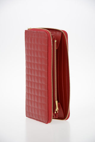leather quilted Wallet