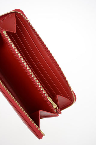 leather quilted Wallet