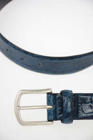 30mm crocodile leather Belt