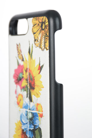 floral-print leather Iphone 6/6s/7/8Plus Cover