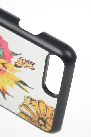 floral-print leather Iphone 6/6s/7/8Plus Cover