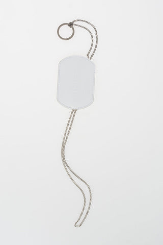 MM11 leather Neckce Keyring