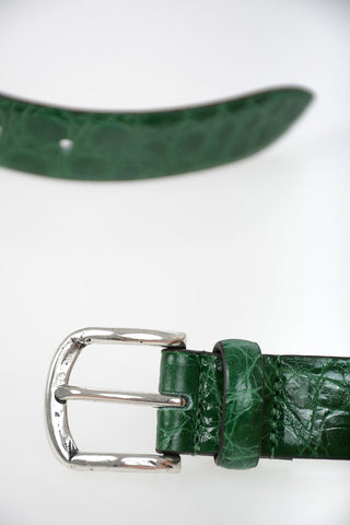 30mm crocodile leather Belt