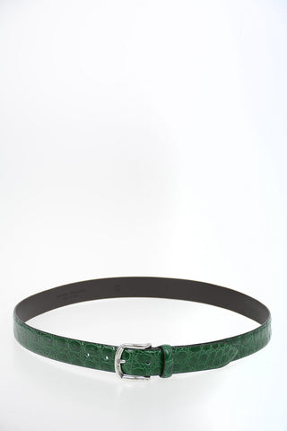 30mm crocodile leather Belt