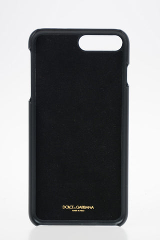 Cover per Iphone 7 Plus in pelle con Gioiello