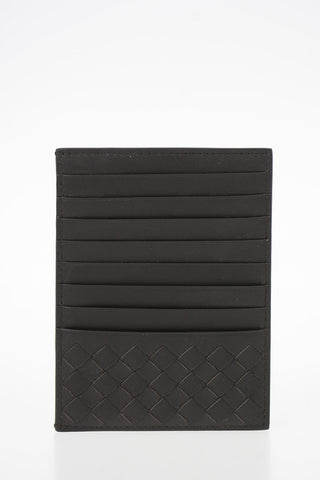 braided Leather Card Holder
