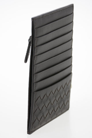 braided Leather Card Holder