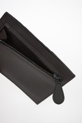 braided Leather Card Holder