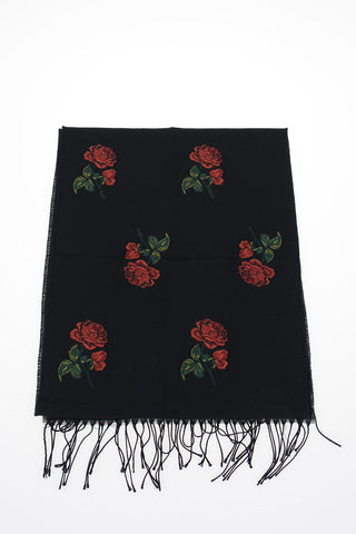 fringed embroidered Scarf