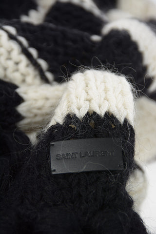 fringed knit Scarf