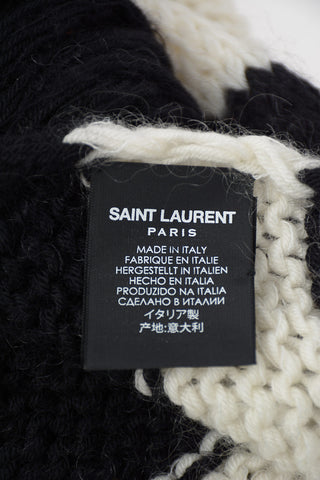 fringed knit Scarf