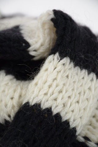 fringed knit Scarf
