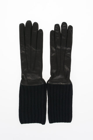 leather and Cashmere applications Gloves