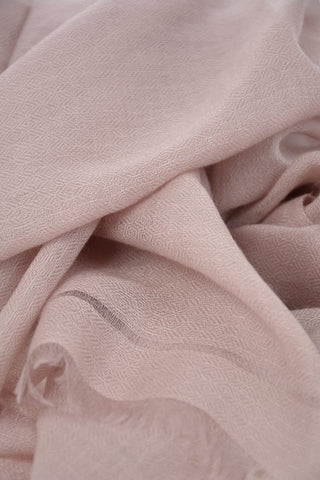 Sciarpa DIAMOND con frange in cashmere