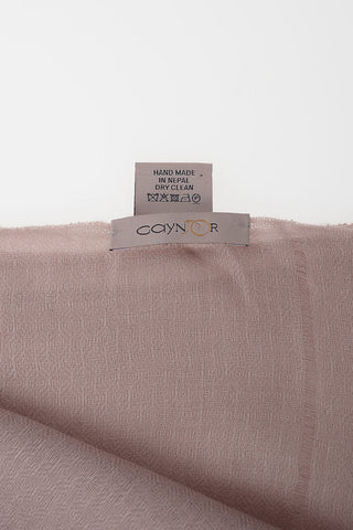 Sciarpa DIAMOND con frange in cashmere
