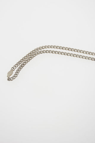 MM11 leather Necklace Keyring