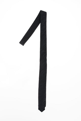 Silk Embroidered Slim Tie