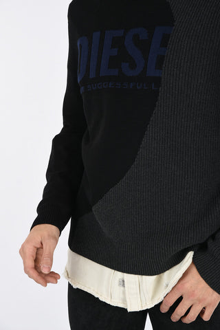 Cable Knit Crew-Neck K-HALF Sweater