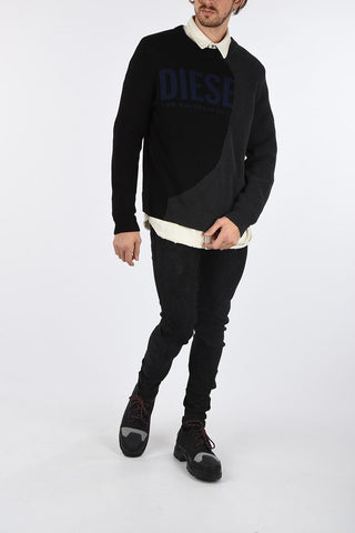 Cable Knit Crew-Neck K-HALF Sweater