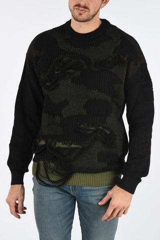 Distressed K-MUSCHIO Sweater