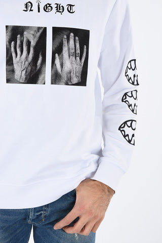 BLACK GOLD Print Crew-Neck SNEILB-X1 Sweatshirt