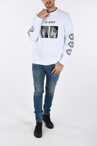 BLACK GOLD Print Crew-Neck SNEILB-X1 Sweatshirt