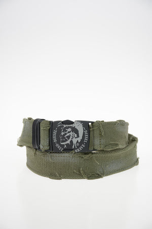 40mm Fabric B-ADIA Belt with Leather Insert
