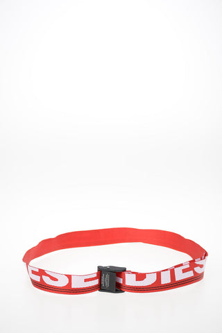 Cintura B-MASER in Tessuto con Logo 40mm