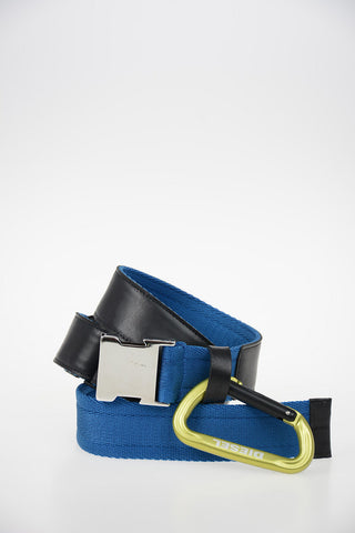 40mm Leather and Fabric B-ALTIVOLE Belt