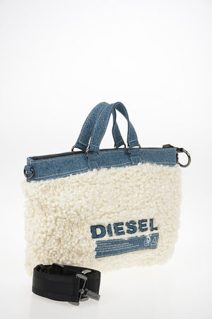 Borsa Satchel THISBAGISNOTATOY THISBAG in Eco Pelliccia