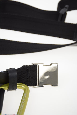 40mm Leather B-ALTIVOLE Belt with Fabric Insert