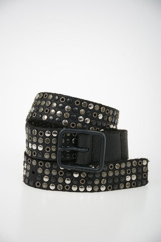 Cintura B-GIO in Pelle con Borchie 40mm