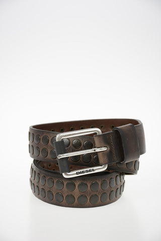 40mm Studded Leather B-CIBIANA Belt