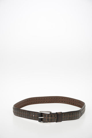 40mm Studded Leather B-CIBIANA Belt
