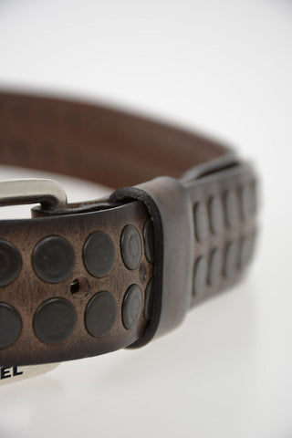 40mm Studded Leather B-CIBIANA Belt