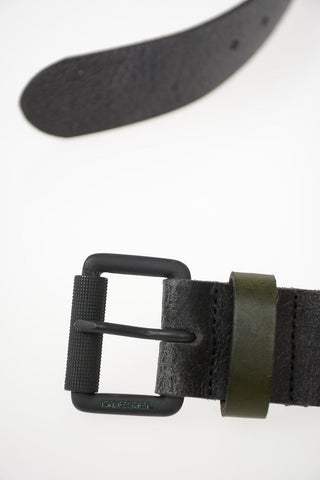 40mm Textured Leather B-CLIN Belt