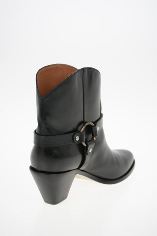 Stivaletti Texan in Pelle 6cm