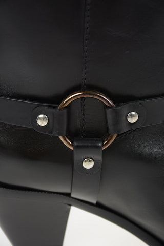 Stivaletti Texan in Pelle 6cm