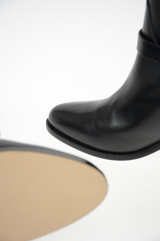 Stivaletti Texan in Pelle 6cm
