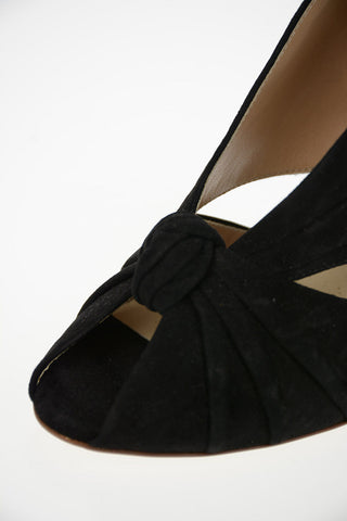 Suede Sandals 11cm
