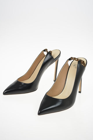 Leather Slingbacks 10cm