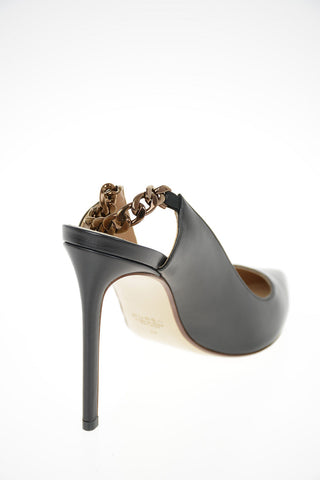 Leather Slingbacks 10cm