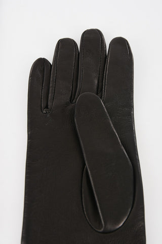 Leather Long Gloves