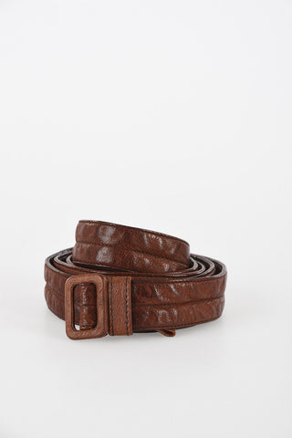 30mm Leather Vintage Effect Belt